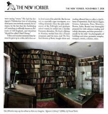 Agnon's Library in The New-Yorker, Nov. 7,2011